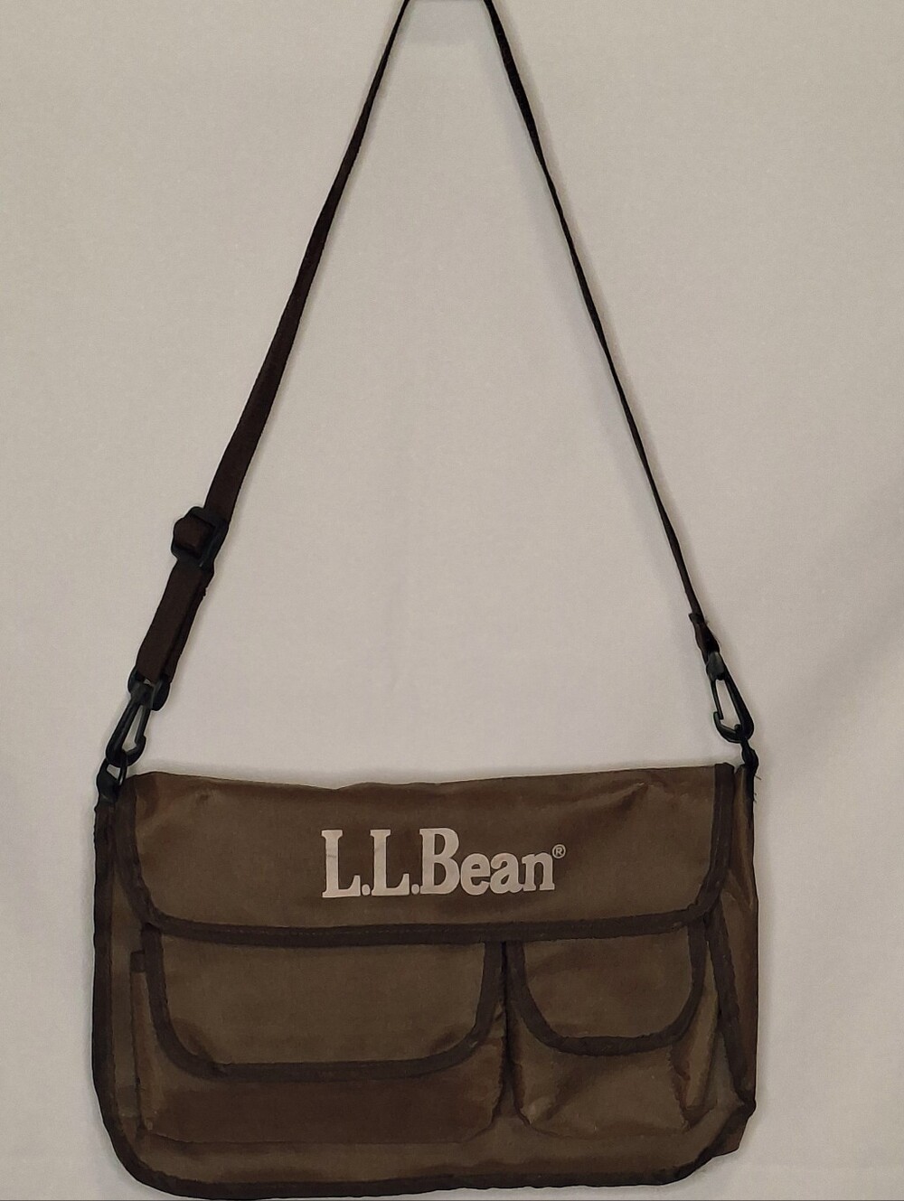 L.L. Bean Brown Men's Crossbody Messenger Bag